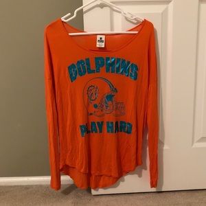 Victoria’s Secret pink nfl dolphins shirt